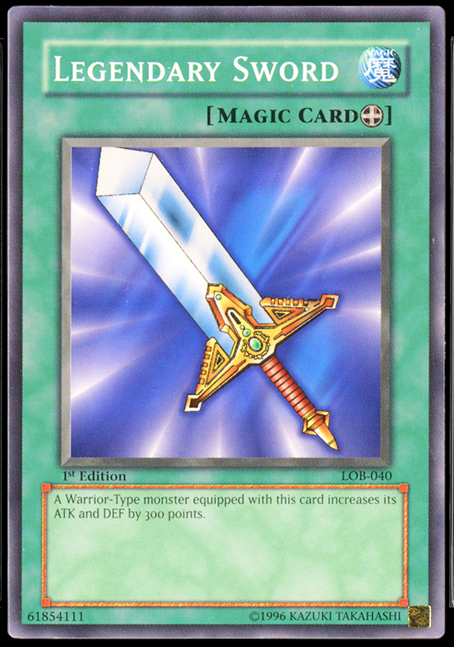 Legendary Sword [LOB-040] Common | Deep Dive Games St. Marys