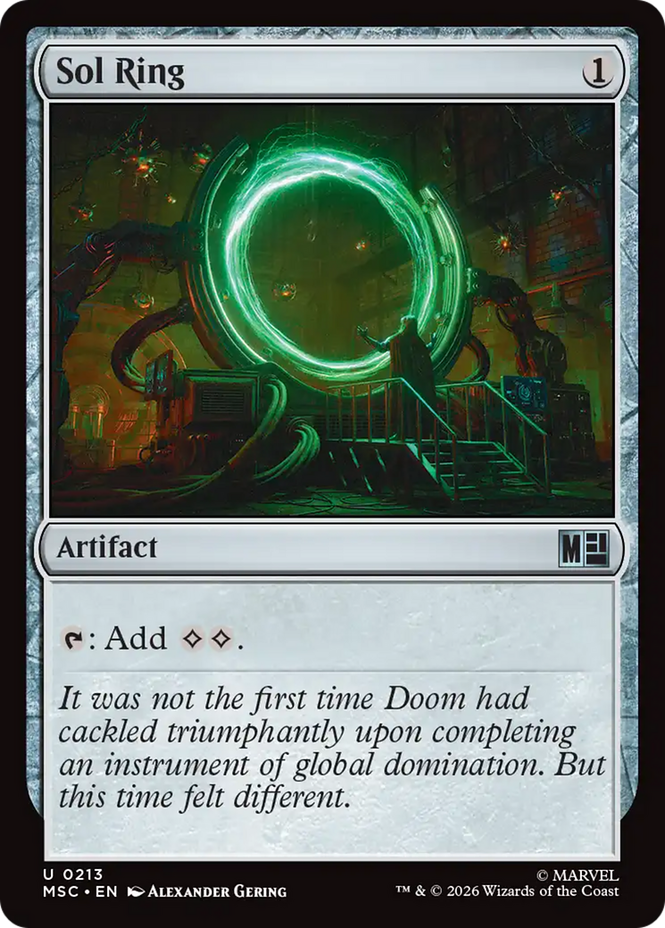 Sol Ring (0213) [Marvel Super Heroes Commander] | Deep Dive Games St. Marys