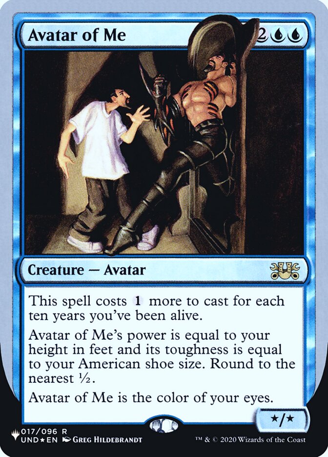 Avatar of Me (Unfinity Foil Edition) [The List] | Deep Dive Games St. Marys