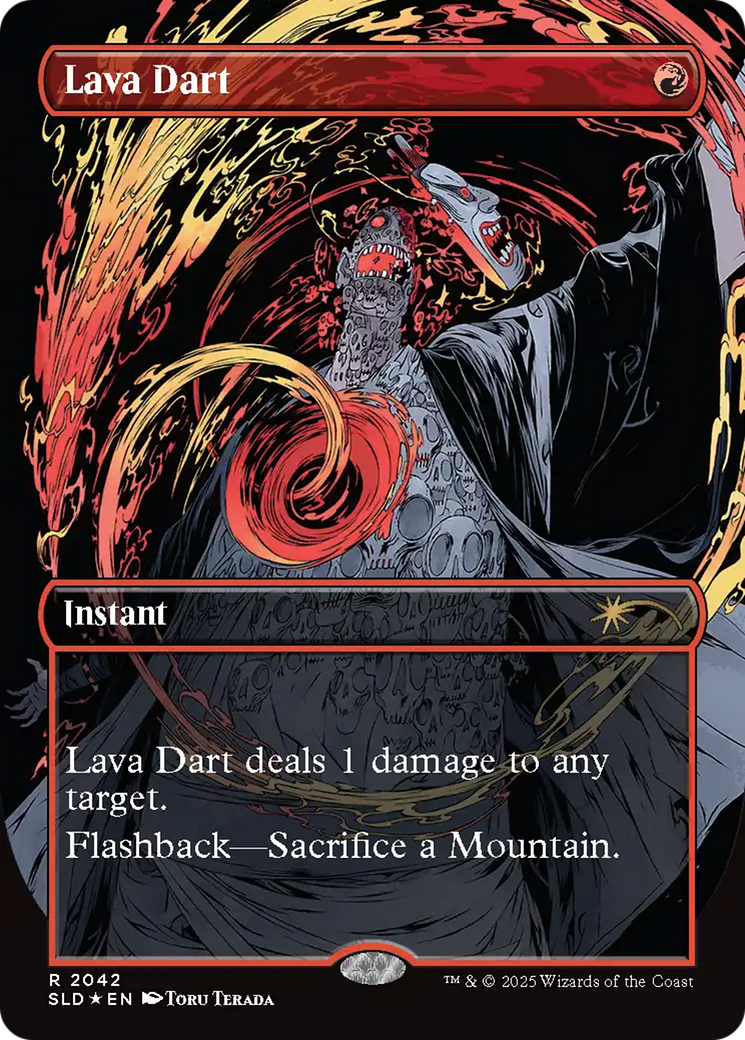 Lava Dart (Raised Foil) [Secret Lair Drop Series] | Deep Dive Games St. Marys
