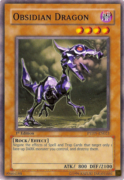 Obsidian Dragon [PTDN-EN023] Common | Deep Dive Games St. Marys