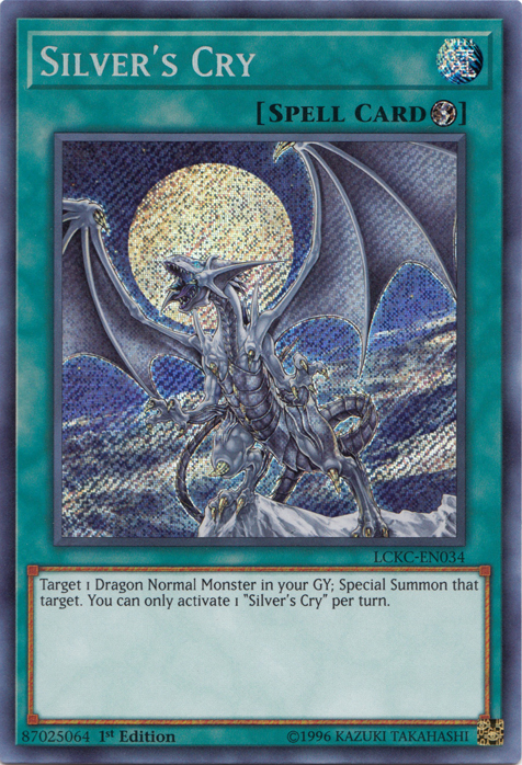 Silver's Cry [LCKC-EN034] Secret Rare | Deep Dive Games St. Marys