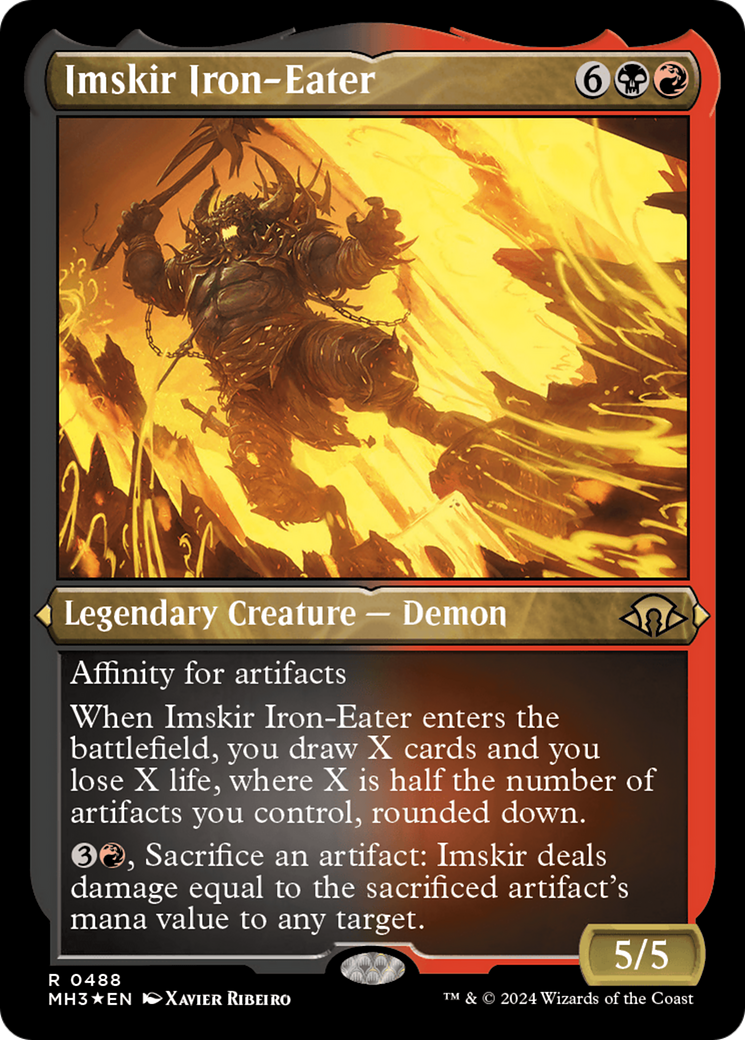 Imskir Iron-Eater (Foil Etched) [Modern Horizons 3] | Deep Dive Games St. Marys