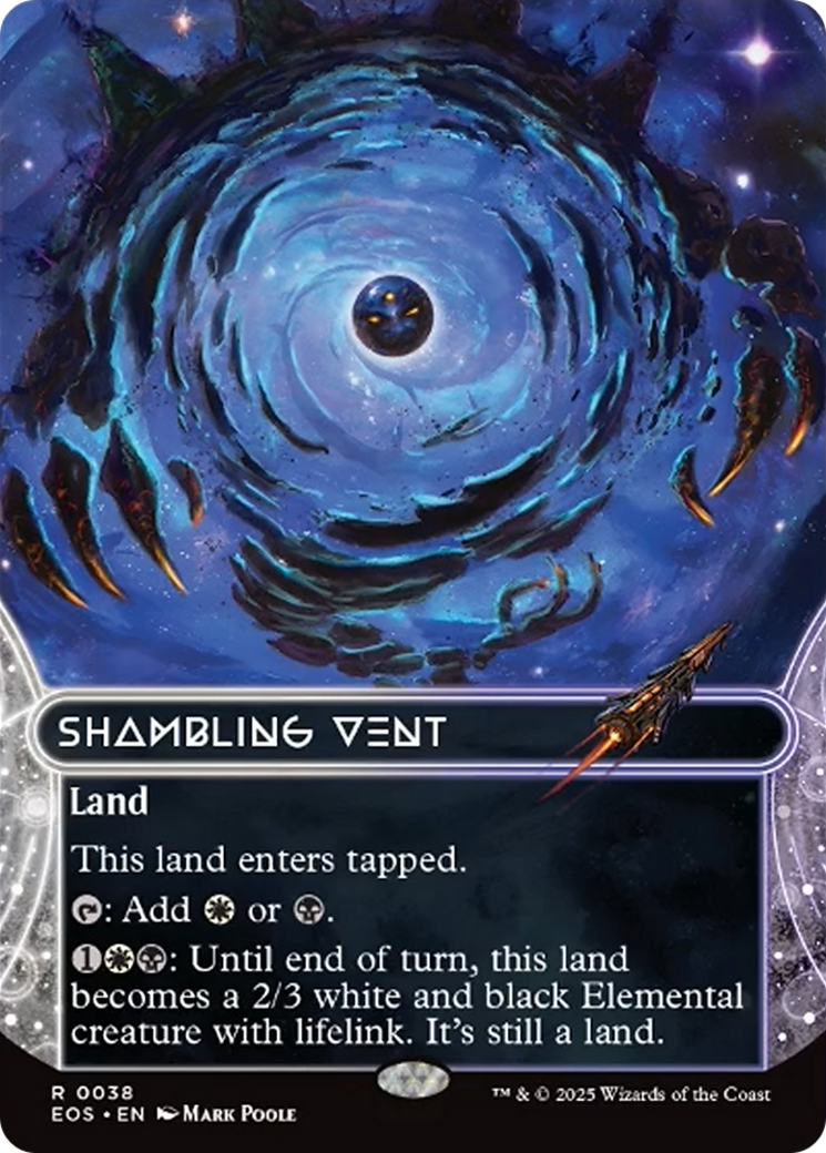 Shambling Vent (0038) (Borderless) [Edge of Eternities: Stellar Sights] | Deep Dive Games St. Marys