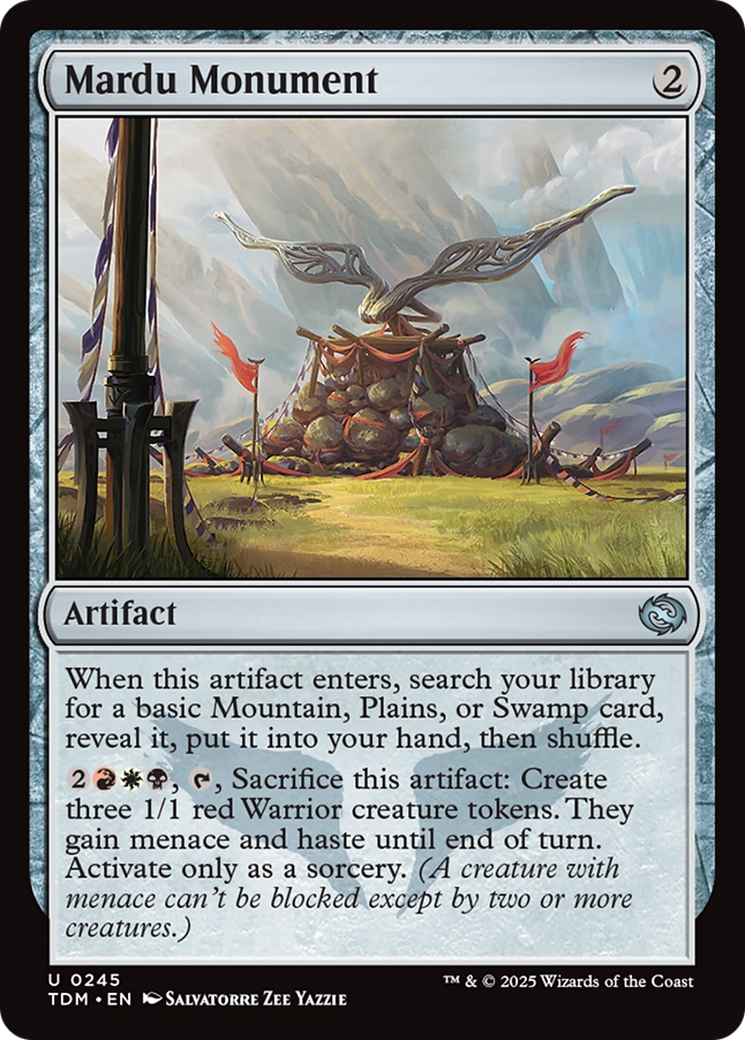 Mardu Monument [Tarkir: Dragonstorm] | Deep Dive Games St. Marys
