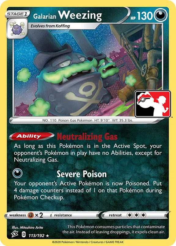 Galarian Weezing (113/192) [Prize Pack Series One] | Deep Dive Games St. Marys