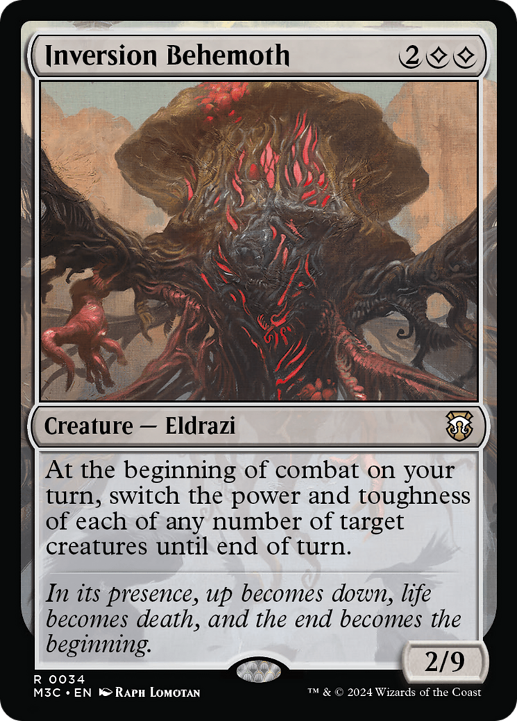 Inversion Behemoth [Modern Horizons 3 Commander] | Deep Dive Games St. Marys