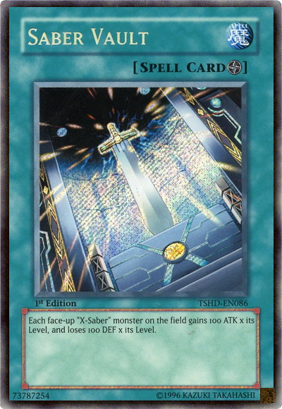 Saber Vault [TSHD-EN086] Secret Rare | Deep Dive Games St. Marys