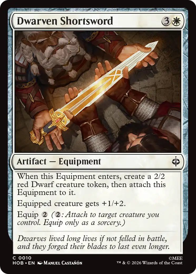 Dwarven Shortsword [The Hobbit] | Deep Dive Games St. Marys