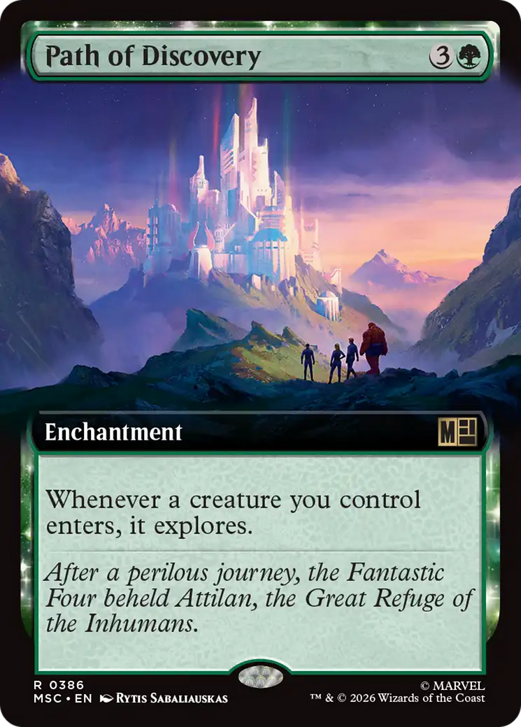 Path of Discovery (Extended Art) [Marvel Super Heroes Commander] | Deep Dive Games St. Marys