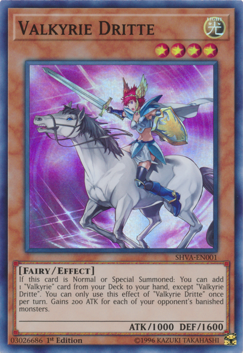 Valkyrie Dritte [SHVA-EN001] Super Rare | Deep Dive Games St. Marys