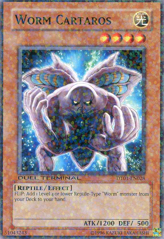 Worm Cartaros [DT01-EN028] Parallel Rare | Deep Dive Games St. Marys