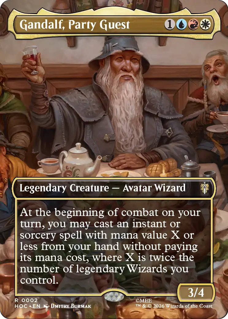 Gandalf, Party Guest (Borderless) [The Hobbit: Eternal-Legal] | Deep Dive Games St. Marys
