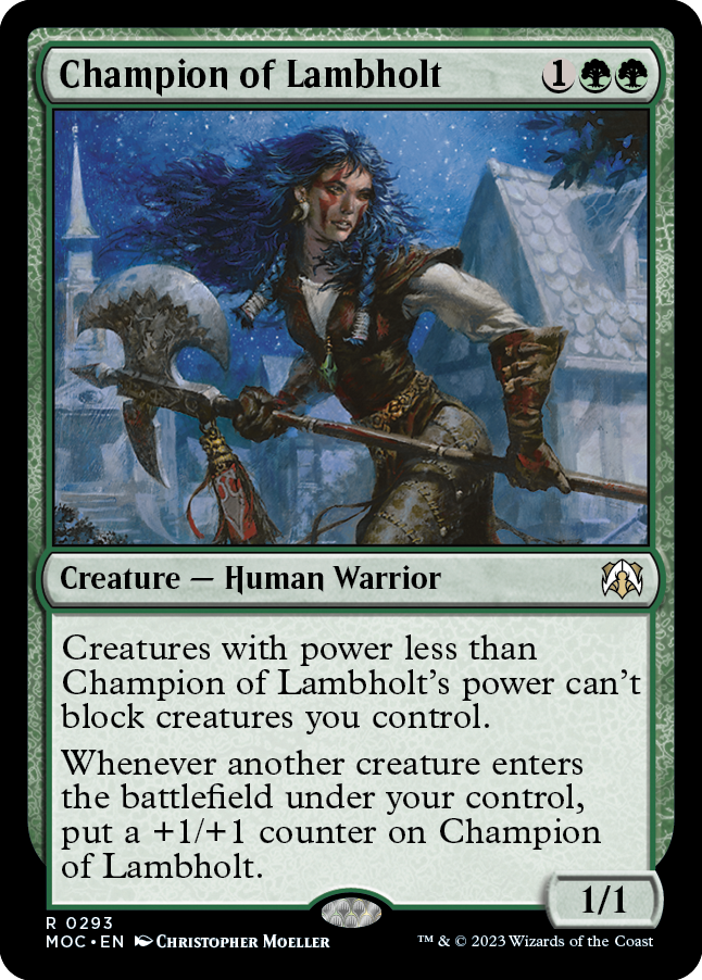 Champion of Lambholt [March of the Machine Commander] | Deep Dive Games St. Marys