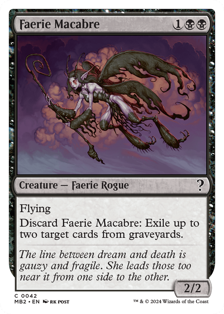 Faerie Macabre (White Border) [Mystery Booster 2] | Deep Dive Games St. Marys
