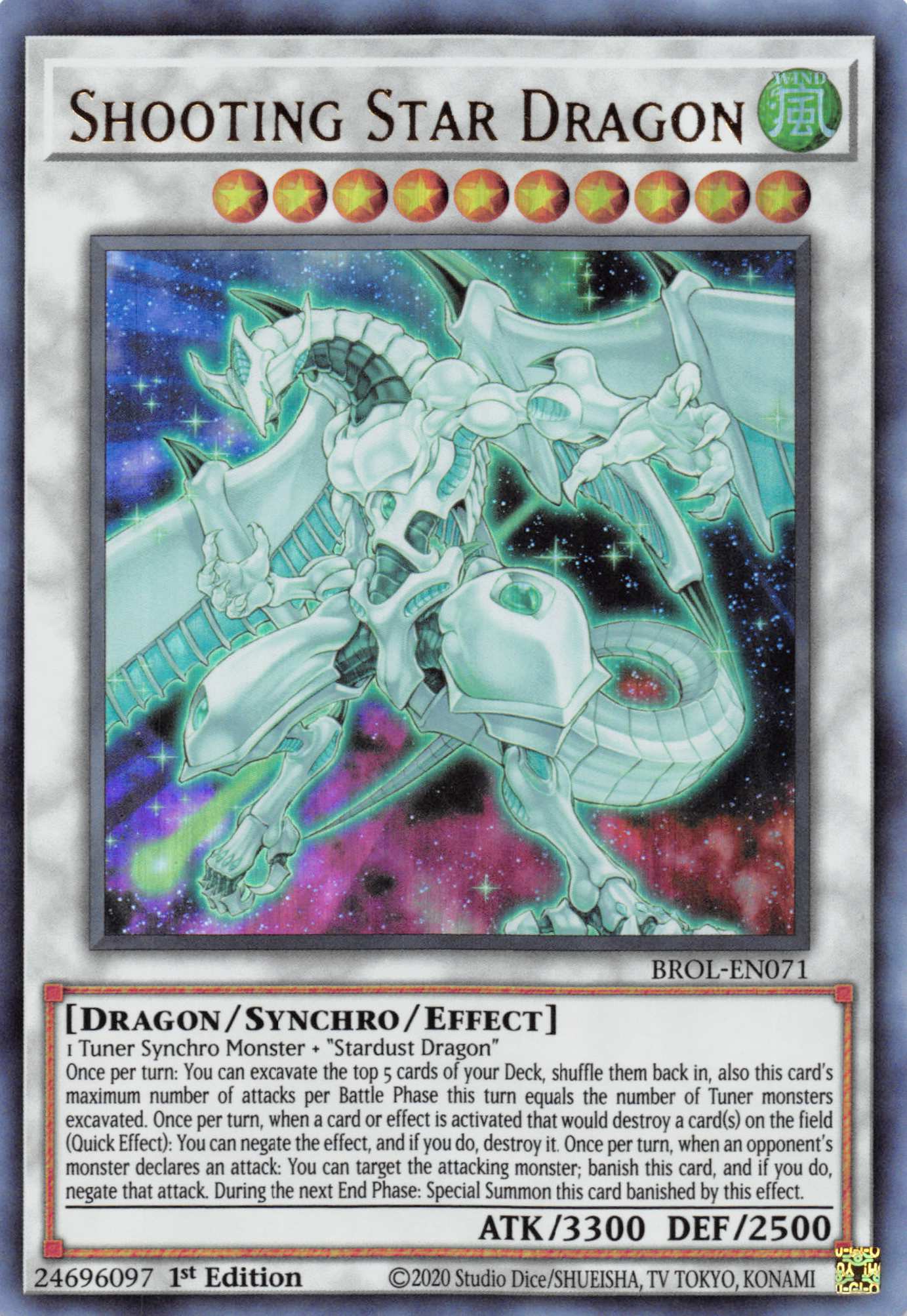Shooting Star Dragon [BROL-EN071] Ultra Rare | Deep Dive Games St. Marys