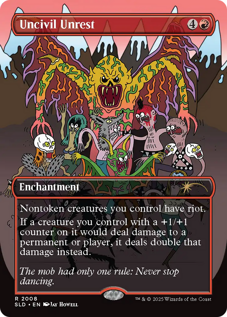 Uncivil Unrest (Rainbow Foil) [Secret Lair Drop Series] | Deep Dive Games St. Marys