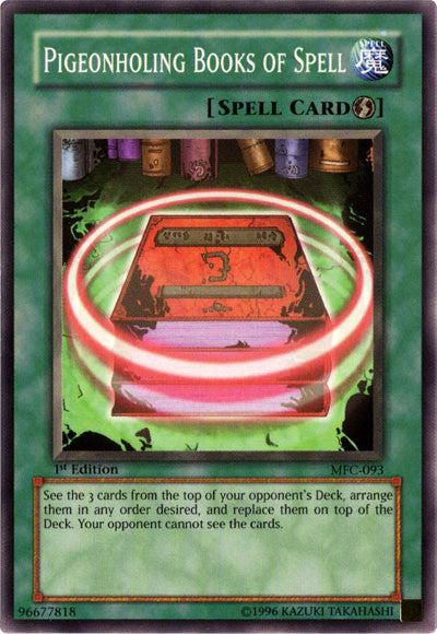 Pigeonholing Books of Spell [MFC-093] Common | Deep Dive Games St. Marys