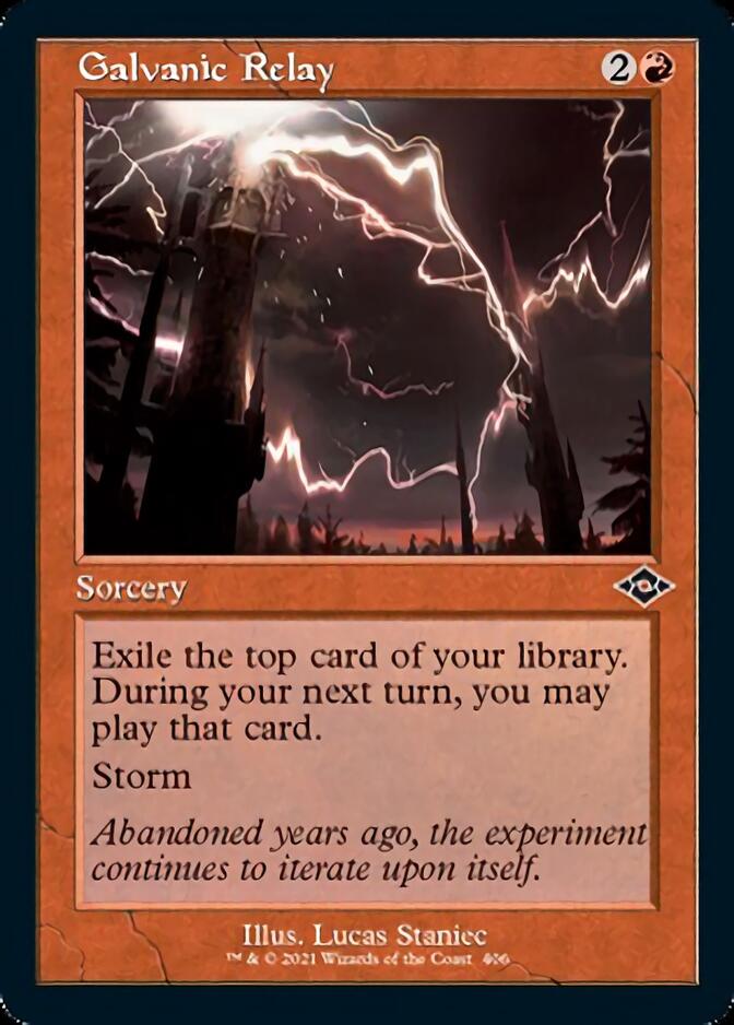 Galvanic Relay (Retro Foil Etched) [Modern Horizons 2] | Deep Dive Games St. Marys