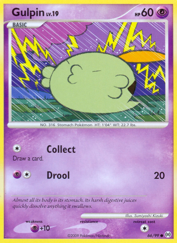 Gulpin (66/99) [Platinum: Arceus] | Deep Dive Games St. Marys