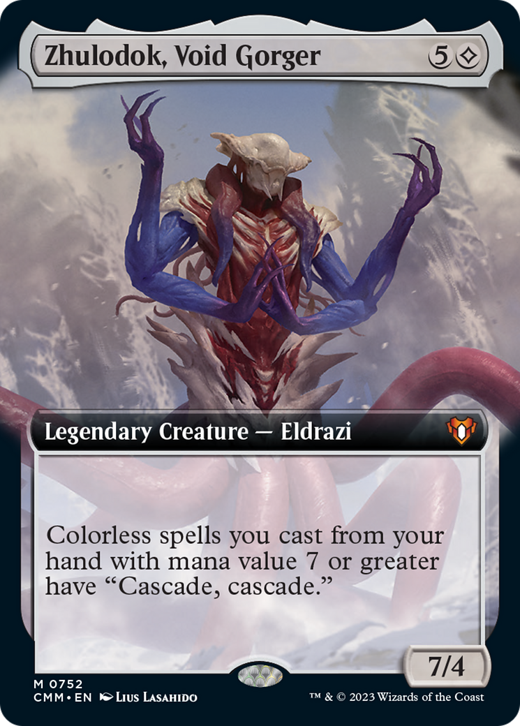 Zhulodok, Void Gorger (Extended Art) [Commander Masters] | Deep Dive Games St. Marys