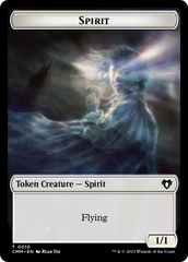 Spirit (0010) // Construct (0041) Double-Sided Token [Commander Masters Tokens] | Deep Dive Games St. Marys