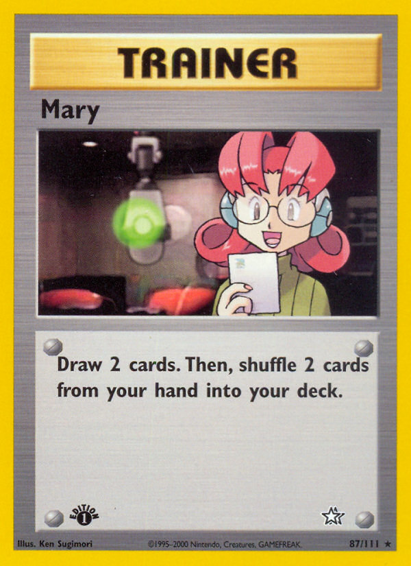 Mary (87/111) [Neo Genesis 1st Edition] | Deep Dive Games St. Marys