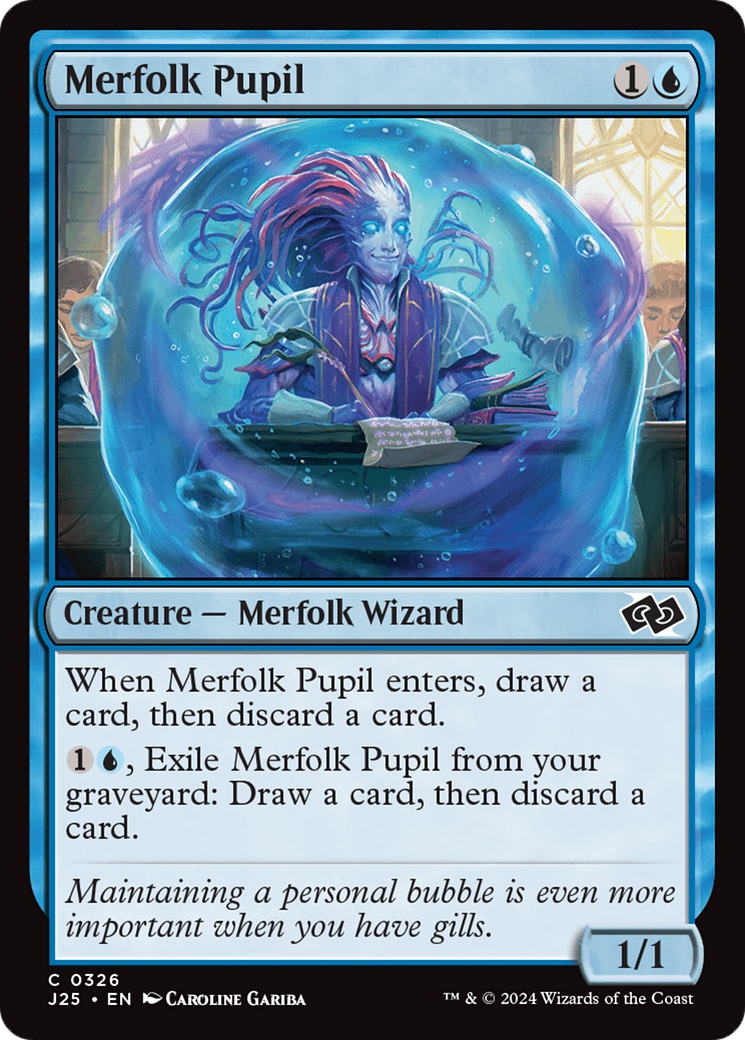 Merfolk Pupil [Foundations Jumpstart] | Deep Dive Games St. Marys
