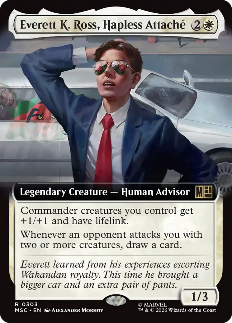 Everett K. Ross, Hapless Attache (Extended Art) [Marvel Super Heroes Commander] | Deep Dive Games St. Marys