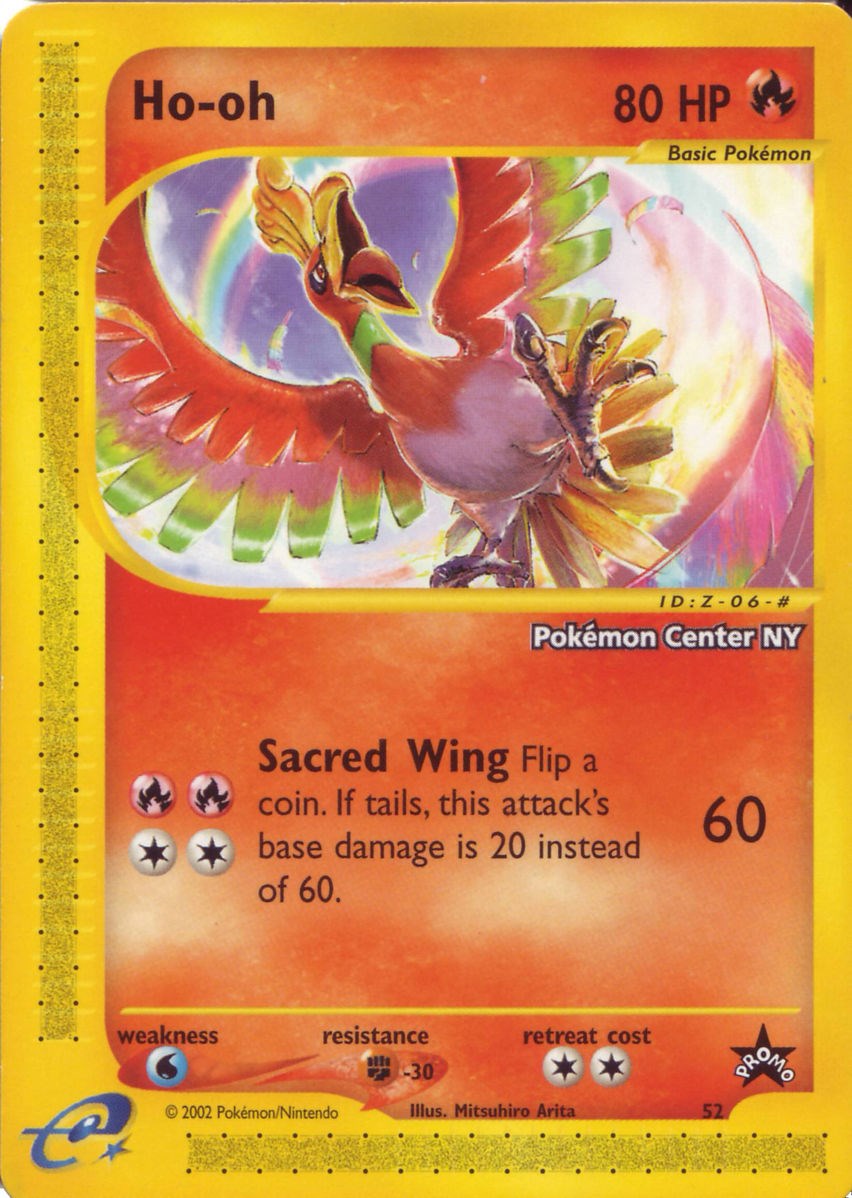 Ho-oh (52) (Pokemon Center NY Promo) [Wizards of the Coast: Black Star Promos] | Deep Dive Games St. Marys