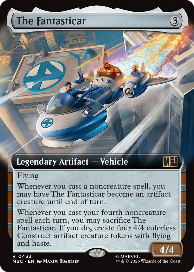 The Fantasticar (Extended Art) [Marvel Super Heroes Commander] | Deep Dive Games St. Marys