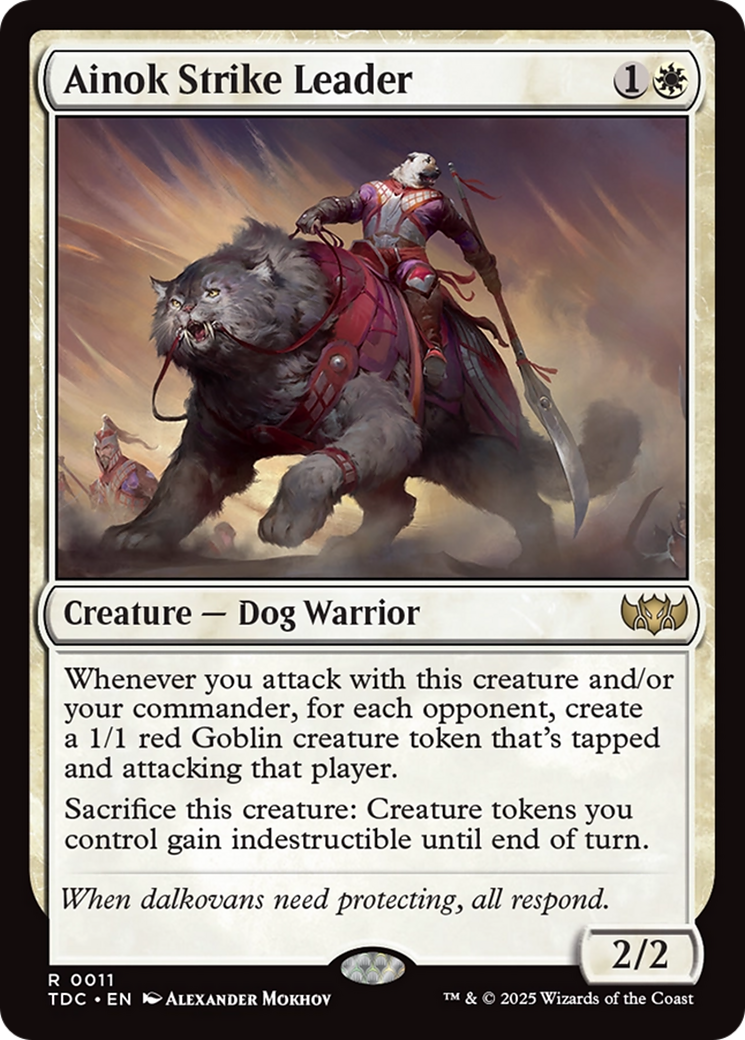 Ainok Strike Leader [Tarkir: Dragonstorm Commander] | Deep Dive Games St. Marys