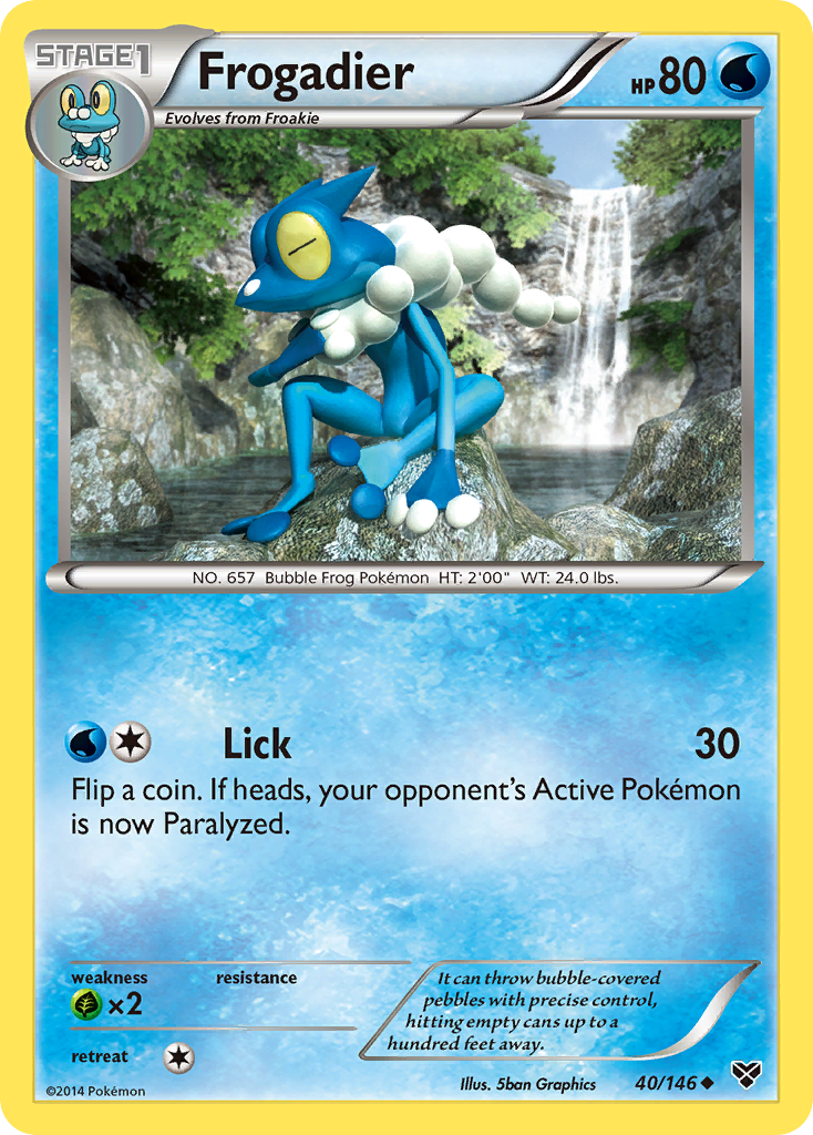 Frogadier (40/146) [XY: Base Set] | Deep Dive Games St. Marys