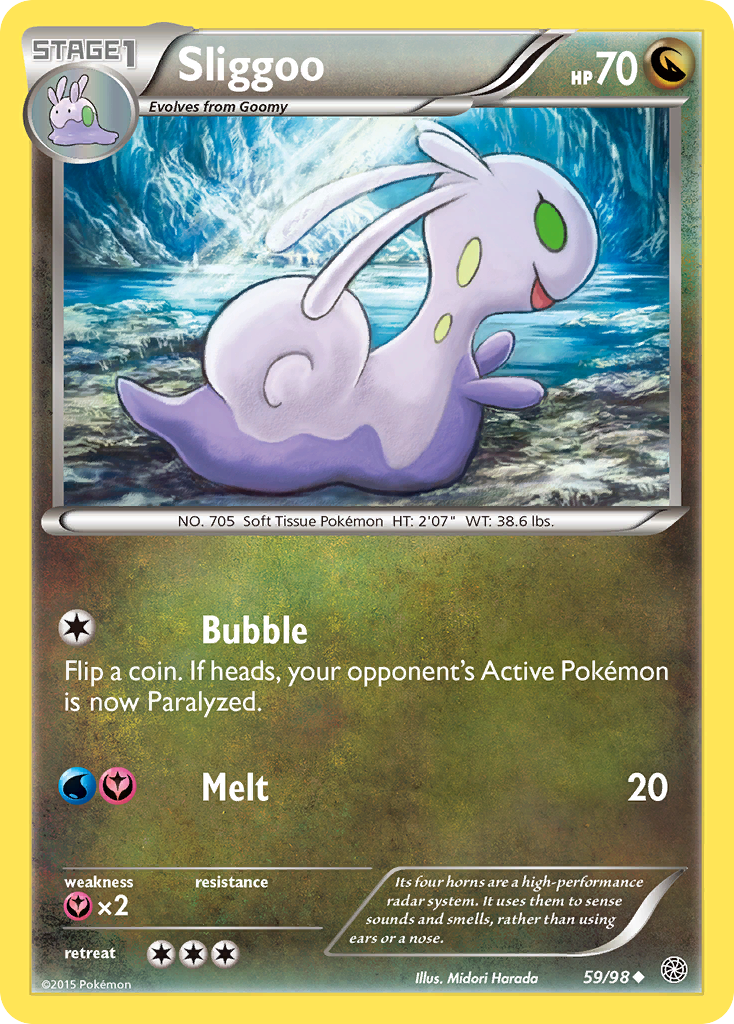 Sliggoo (59/98) [XY: Ancient Origins] | Deep Dive Games St. Marys