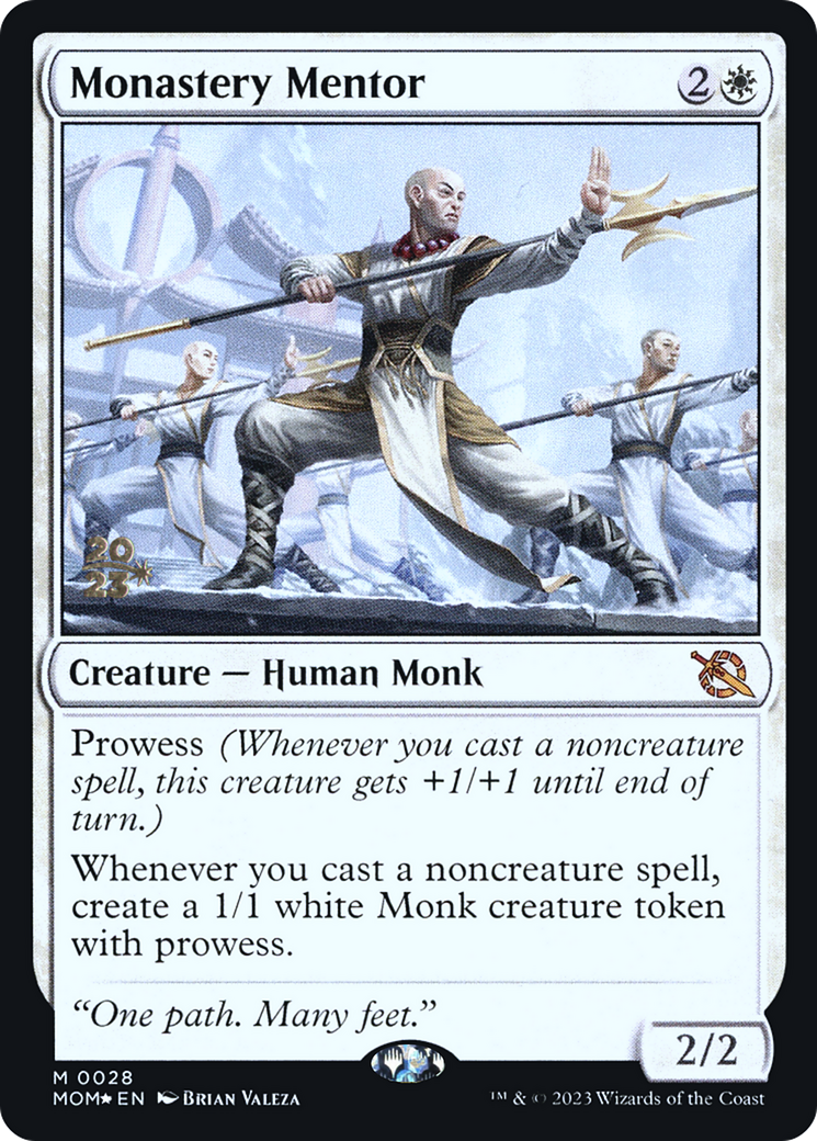 Monastery Mentor [March of the Machine Prerelease Promos] | Deep Dive Games St. Marys