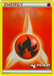 Fire Energy (2011 Play Pokemon Promo) [League & Championship Cards] | Deep Dive Games St. Marys