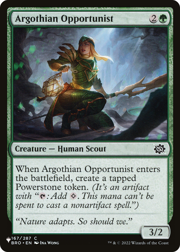 Argothian Opportunist [The List] | Deep Dive Games St. Marys