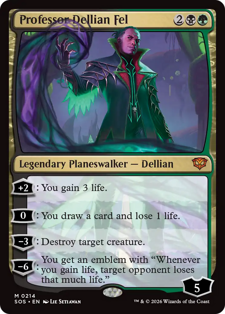 Professor Dellian Fel [Secrets of Strixhaven] | Deep Dive Games St. Marys