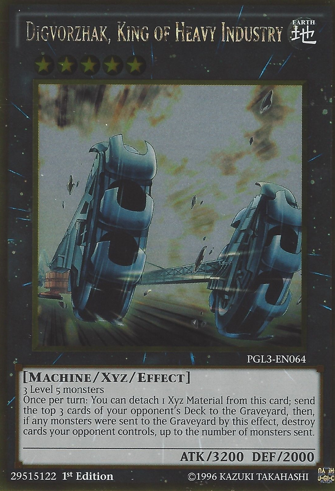 Digvorzhak, King of Heavy Industry [PGL3-EN064] Gold Rare | Deep Dive Games St. Marys