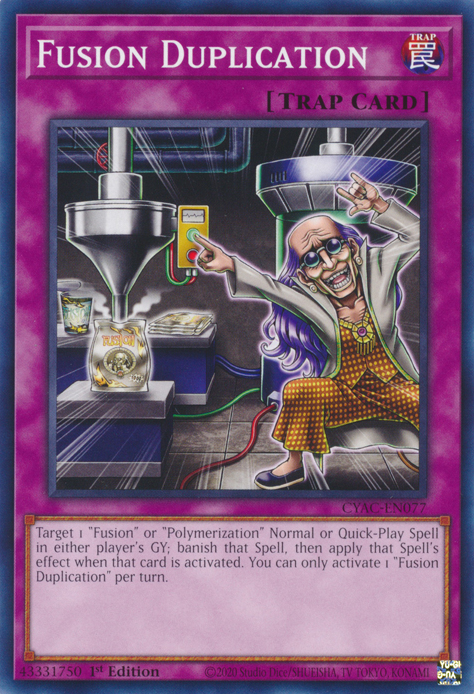 Fusion Duplication [CYAC-EN077] Common | Deep Dive Games St. Marys