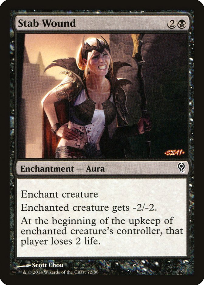 Stab Wound [Duel Decks: Jace vs. Vraska] | Deep Dive Games St. Marys