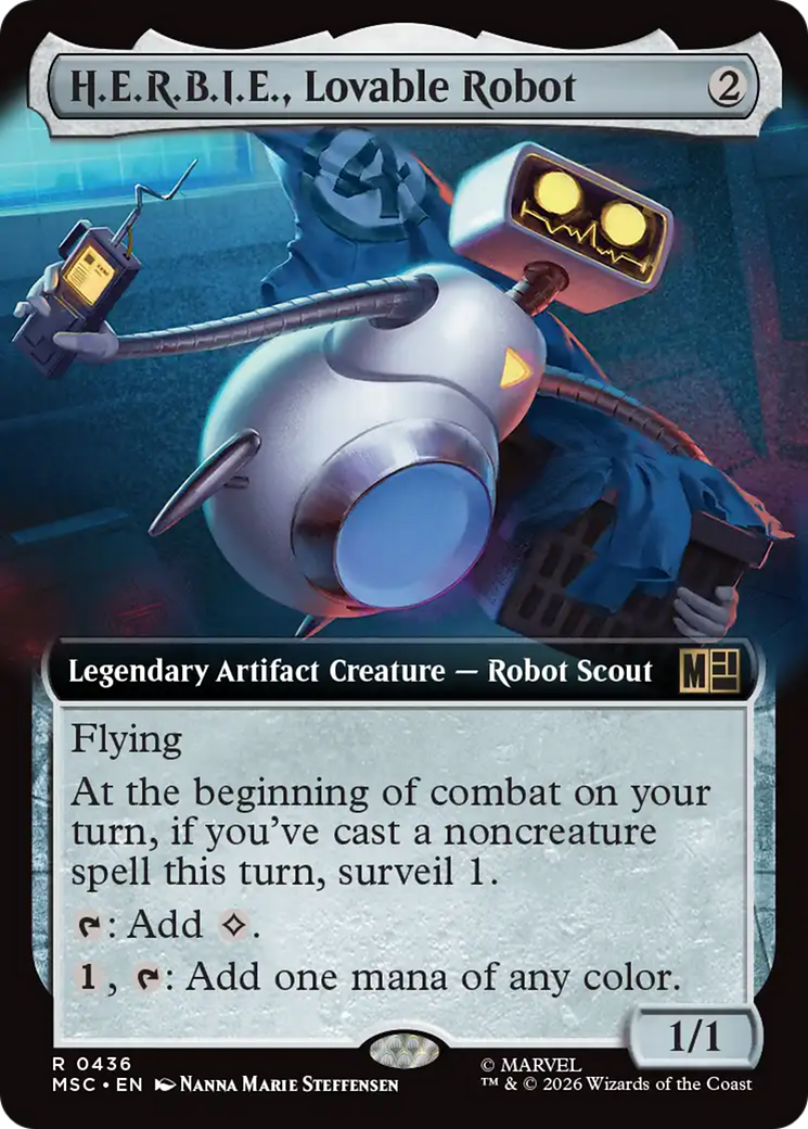 H.E.R.B.I.E., Lovable Robot (Extended Art) [Marvel Super Heroes Commander] | Deep Dive Games St. Marys