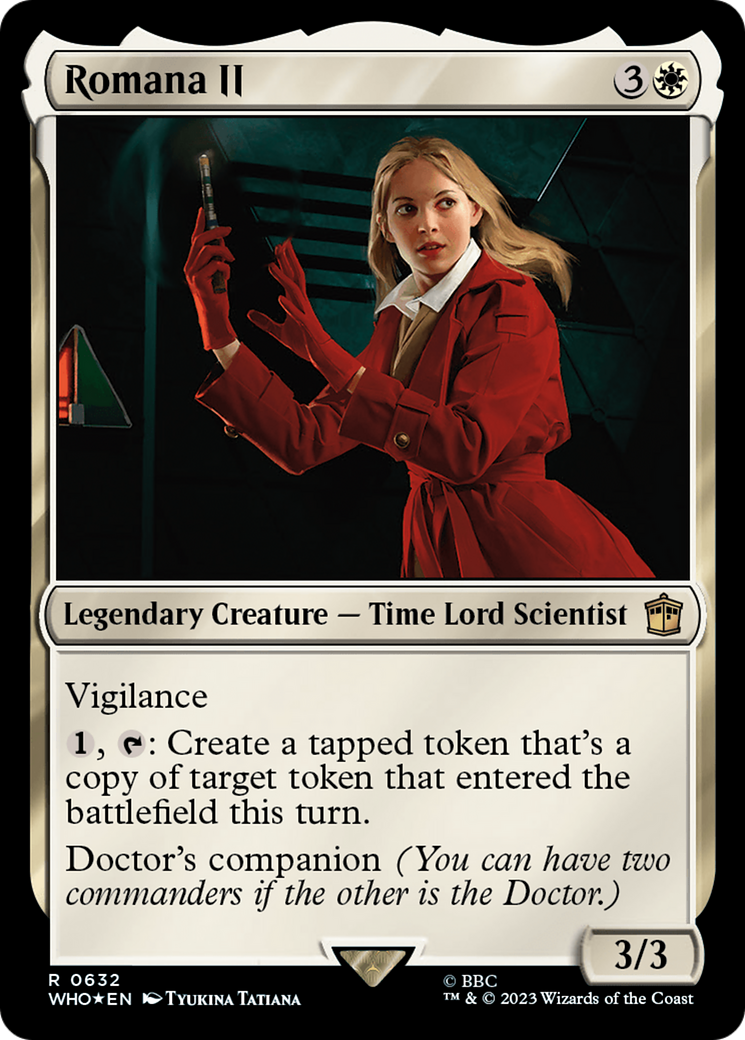 Romana II (Surge Foil) [Doctor Who] | Deep Dive Games St. Marys
