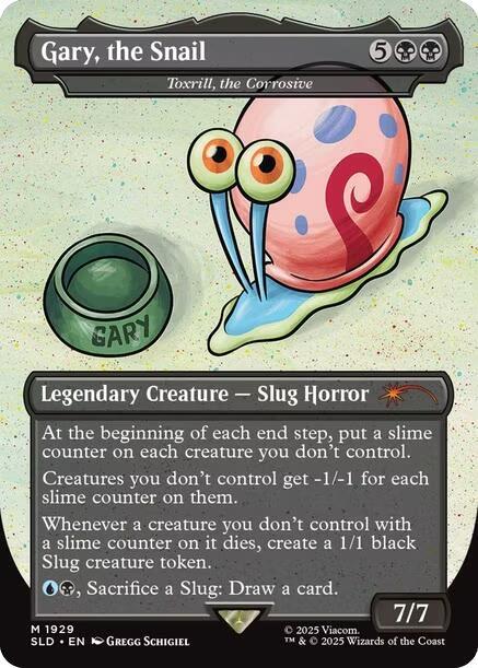 Gary, the Snail - Toxrill, the Corrosive [Secret Lair Drop Series] | Deep Dive Games St. Marys
