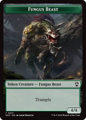 Goat // Fungus Beast Double-Sided Token [Secrets of Strixhaven Commander Tokens] | Deep Dive Games St. Marys