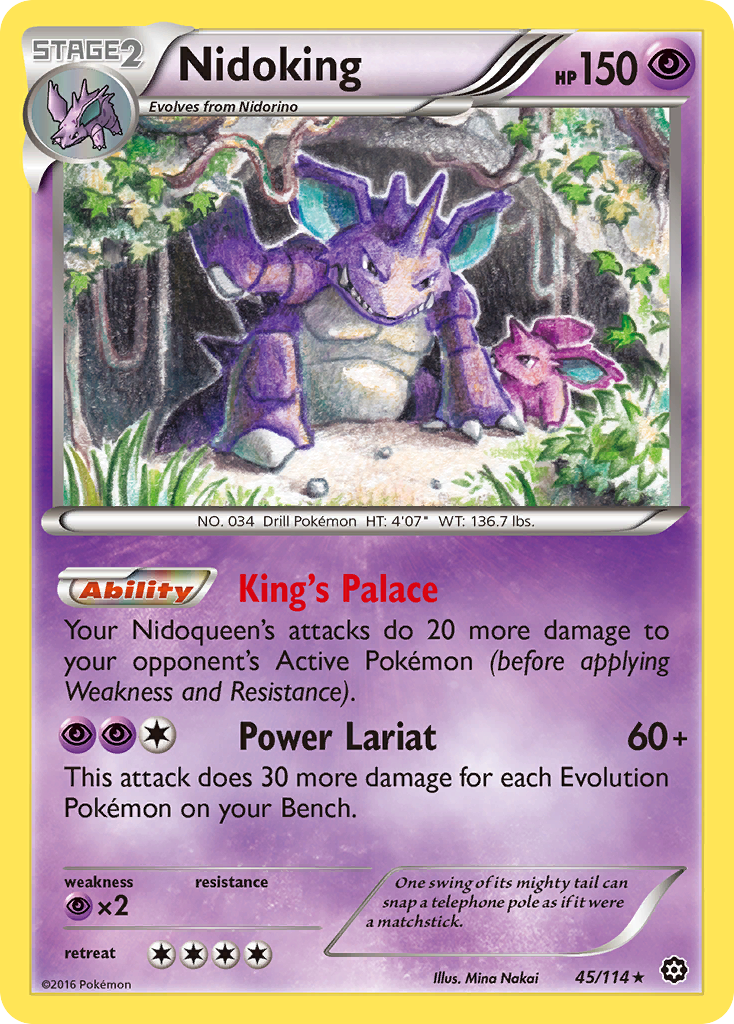 Nidoking (45/114) [XY: Steam Siege] | Deep Dive Games St. Marys