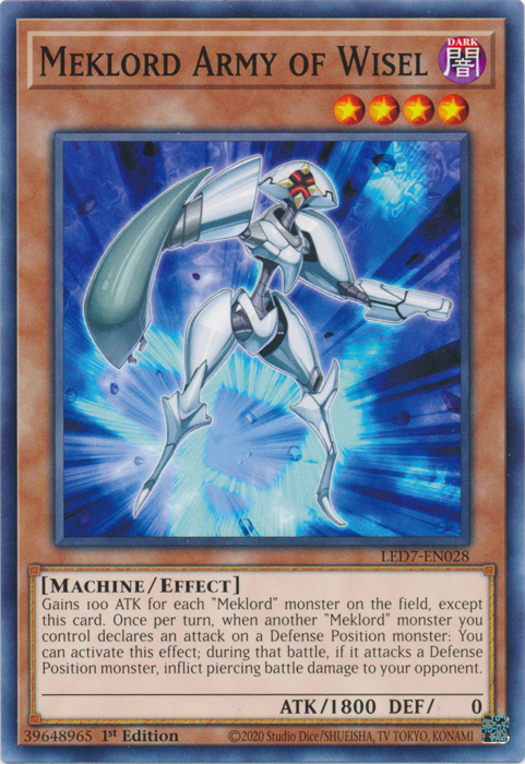 Meklord Army of Wisel [LED7-EN028] Common | Deep Dive Games St. Marys