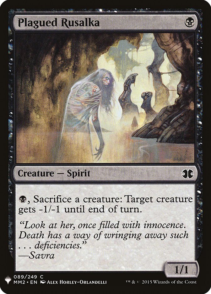 Plagued Rusalka [Mystery Booster] | Deep Dive Games St. Marys