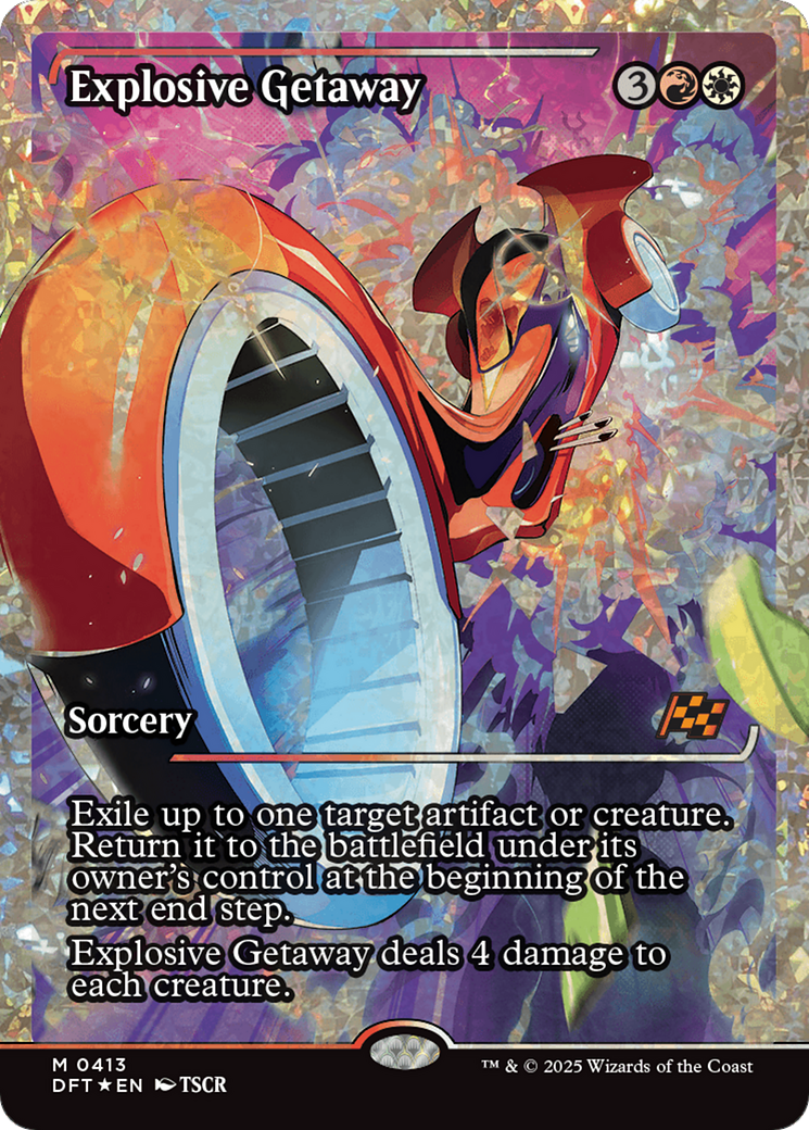 Explosive Getaway (Promo Pack) [Aetherdrift Promos] | Deep Dive Games St. Marys