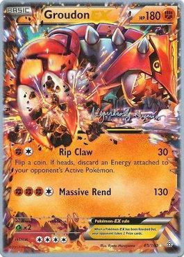 Groudon EX (85/160) (Primal Groudon - Alejandro Ng-Guzman) [World Championships 2015] | Deep Dive Games St. Marys